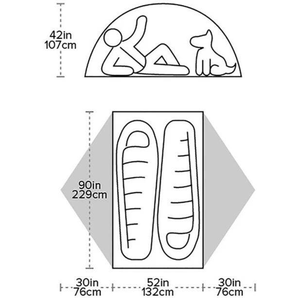 Big Agnes Blacktail 2 Tent green 5 Big Agnes Blacktail 2 Tent green - Image 3