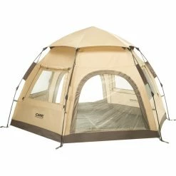CAMPZ Hexa OT 3P Tent beige/grey -Person Tents Sales campz hexa ot 3p zelt beige grau 3