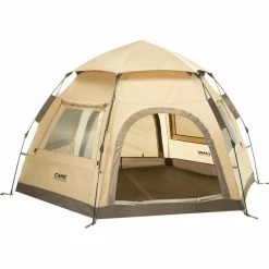 CAMPZ Hexa OT 3P Tent beige/grey -Person Tents Sales campz hexa ot 3p zelt beige grau 4