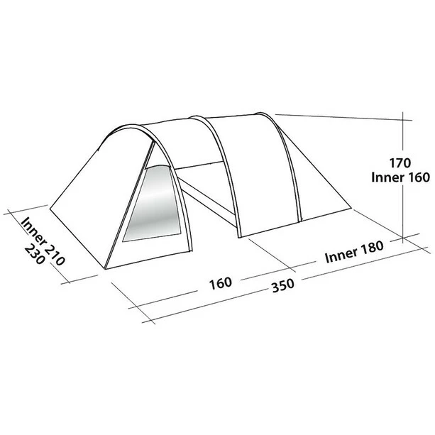 Easy Camp Galaxy 300 Tent rustic green 5 Easy Camp Galaxy 300 Tent rustic green - Image 3