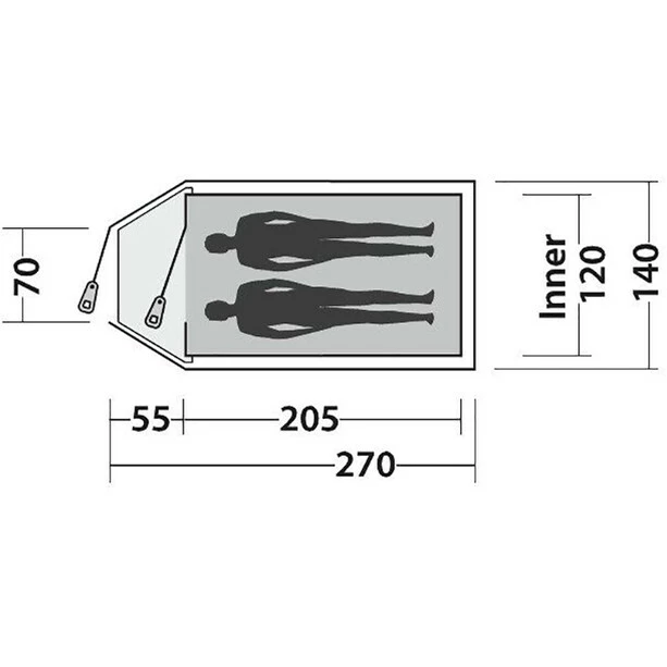 Easy Camp Quasar 200 Tent rustic green 5 Easy Camp Quasar 200 Tent rustic green - Image 3