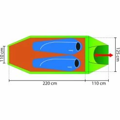Rejka Antao II Light Tent emerald green -Person Tents Sales rejka antao ii light tent emerald green 4