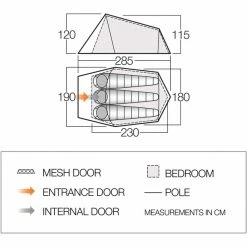 Vango Soul 300 Tent treetops -Person Tents Sales vango soul 300 tent treetops 6