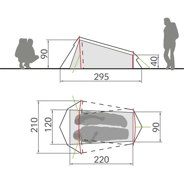 VAUDE Arco 1-2P Tent buckeye 5 VAUDE Arco 1-2P Tent buckeye - Image 3