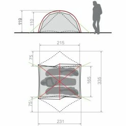 VAUDE Space Seamless 2-3P Tent cress green -Person Tents Sales vaude space seamless 2 3p tent cress green 3