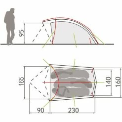 VAUDE Taurus 3P Tent buckeye -Person Tents Sales vaude taurus 3p tent buckeye 4